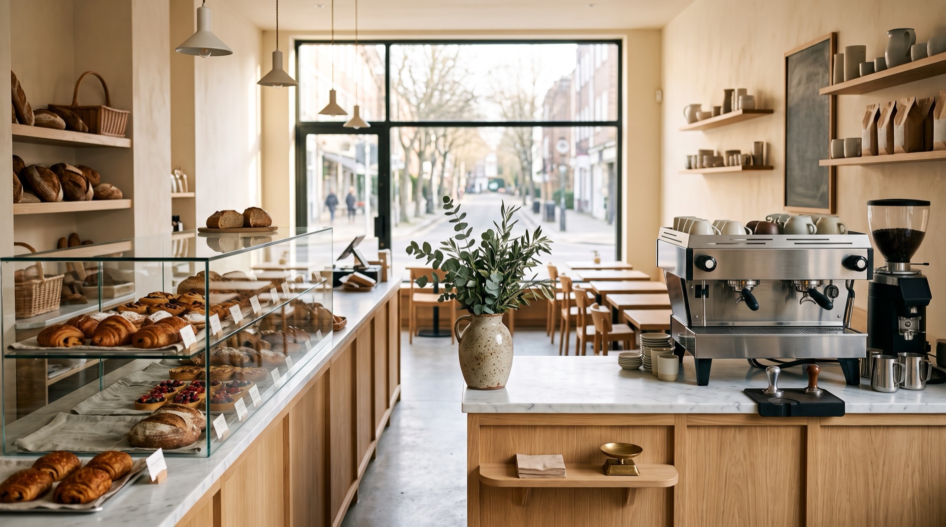 Interior del obrador de Pastelería Onandia
